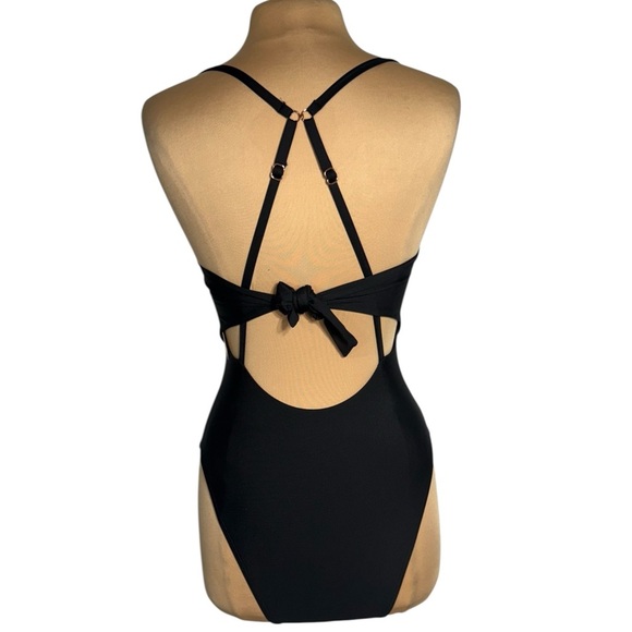Swim Systems Jane One Piece Womens Swimsuit Black Size Medium - Picture 5 of 9